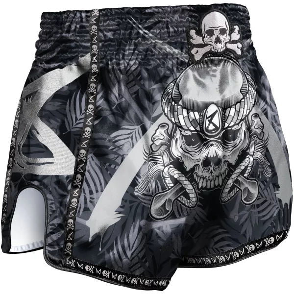 Short de boxe Thaï 8 WEAPONS Bone Island