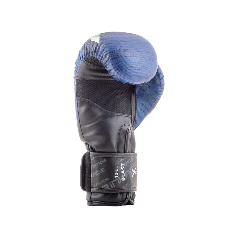 Gants de boxe RINKAGE Blast Noir/Bleu