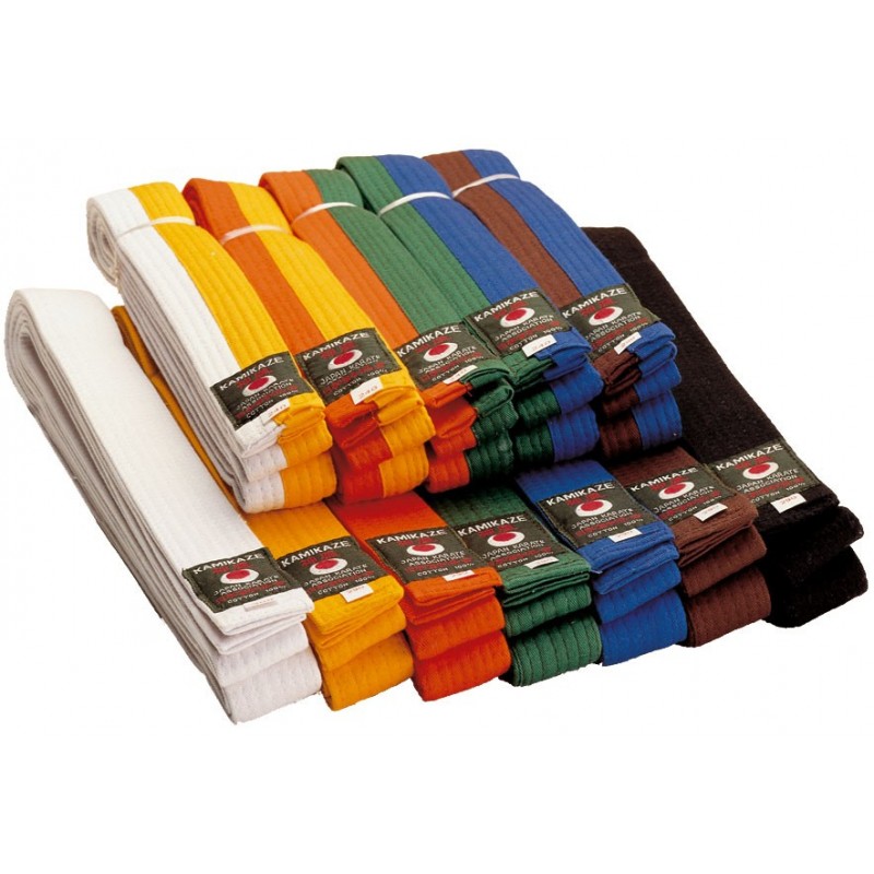 Ceinture marron piquée KAMIKAZE