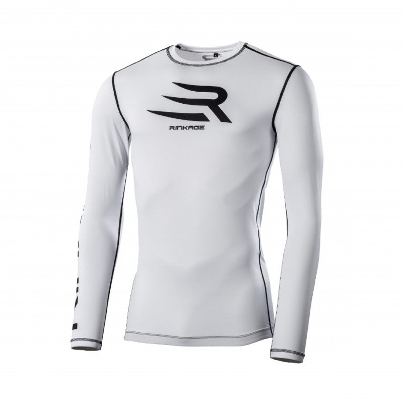 Rashguard manches longues blanc Rinkage BASIS