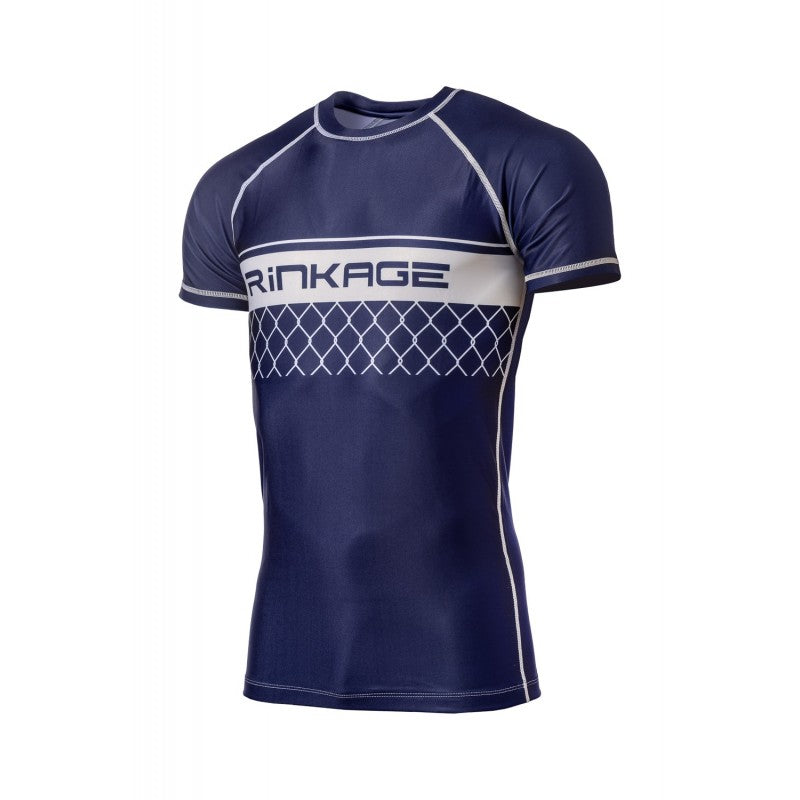 Rashguard manches courtes bleu Rinkage FENCE