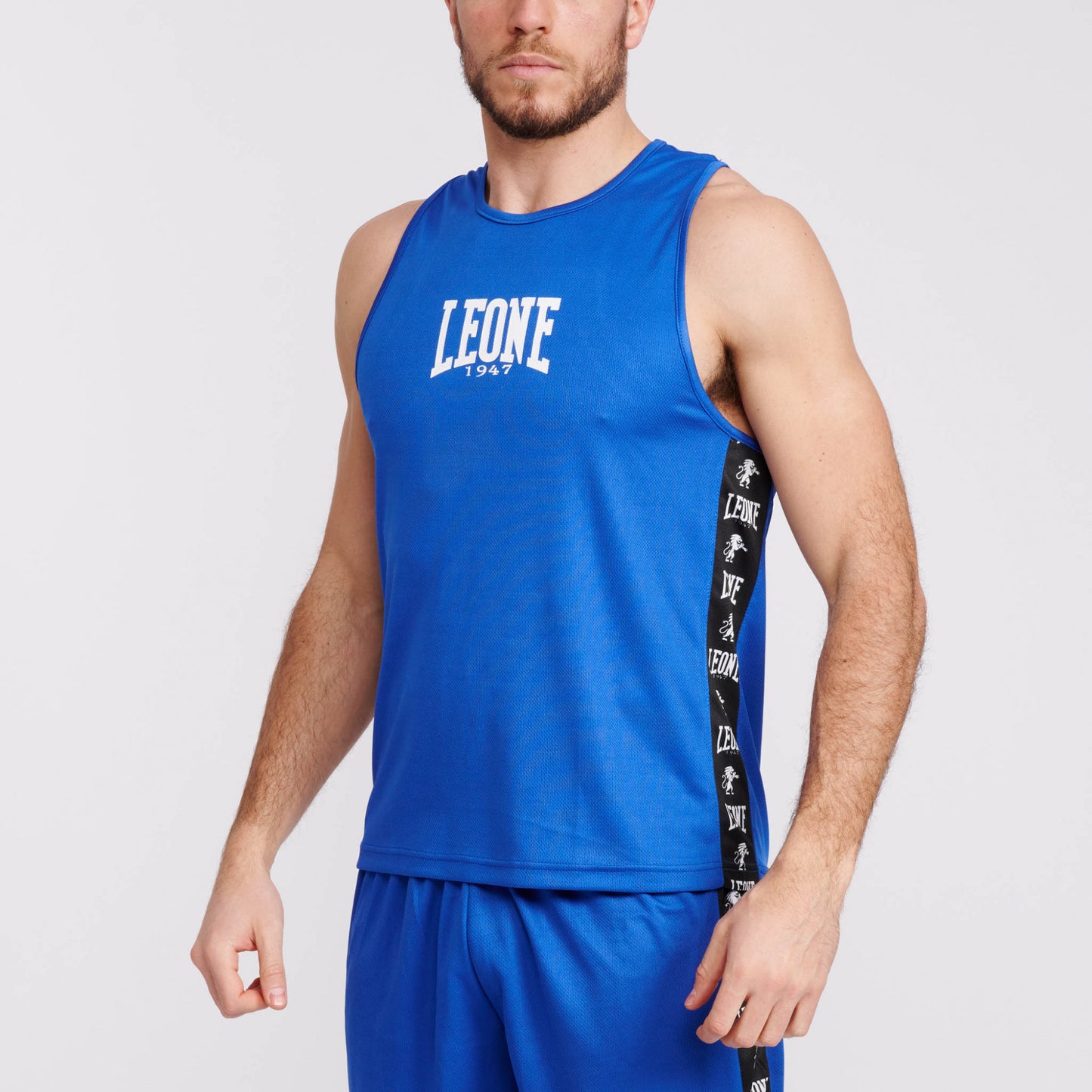 Débardeur de boxe bleu LEONE Ambassador