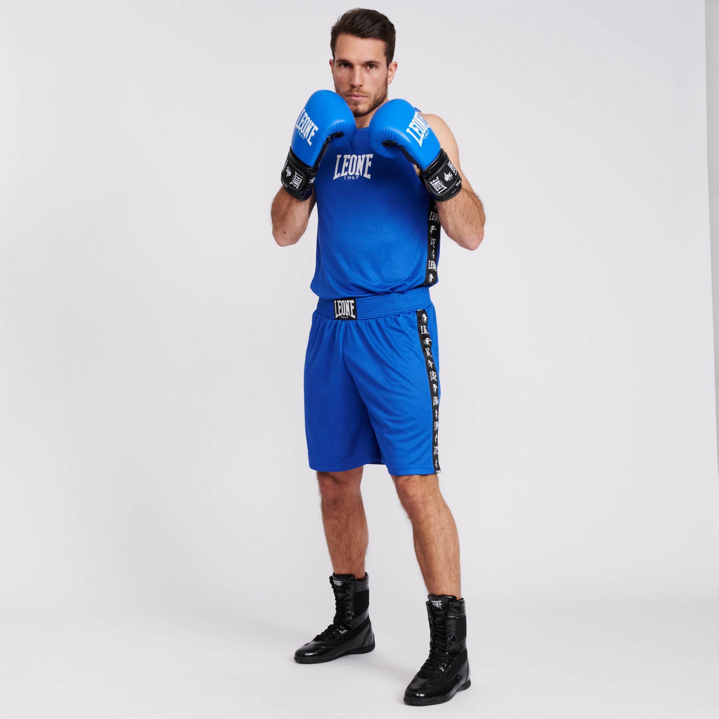 Débardeur de boxe bleu LEONE Ambassador