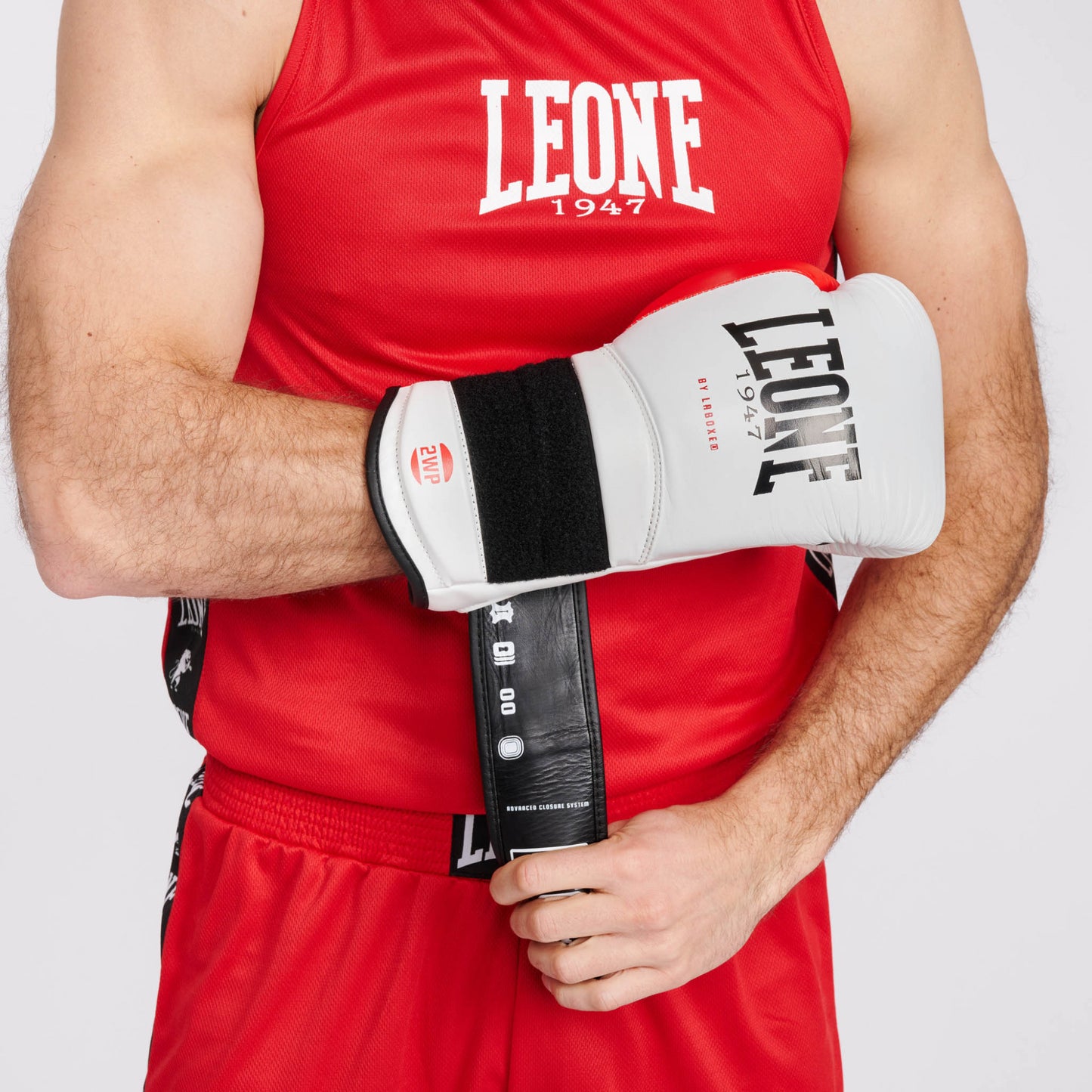 Débardeur de boxe rouge LEONE Ambassador