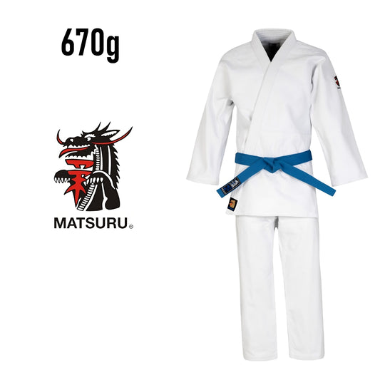Judo-gi MATSURU Super Entrainement 670g blanc