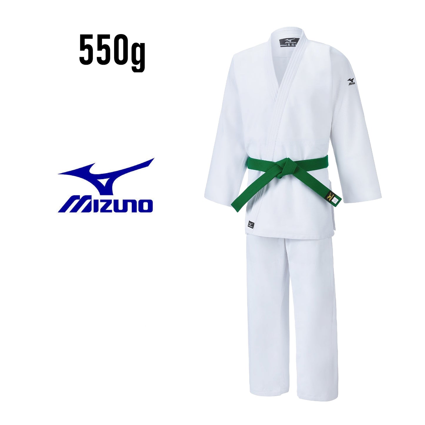 Judo-gi MIZUNO HAYATO 550G blanc