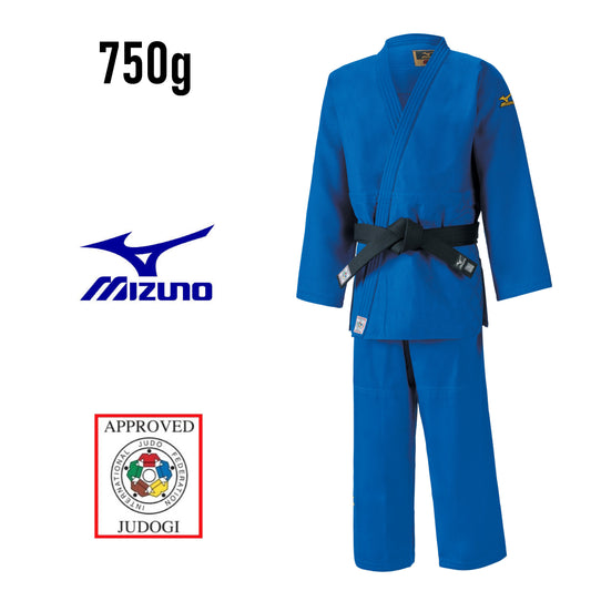Judo-gi MIZUNO YUSHO IJF 750G bleu