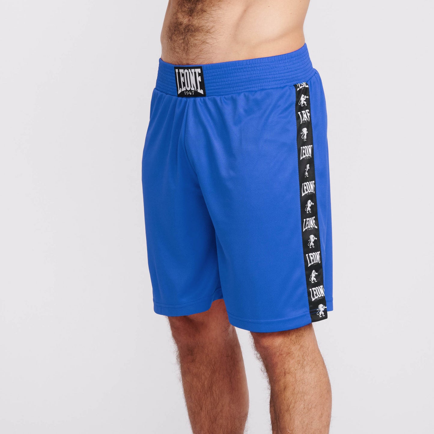 Short de boxe anglaise bleu LEONE Ambassador