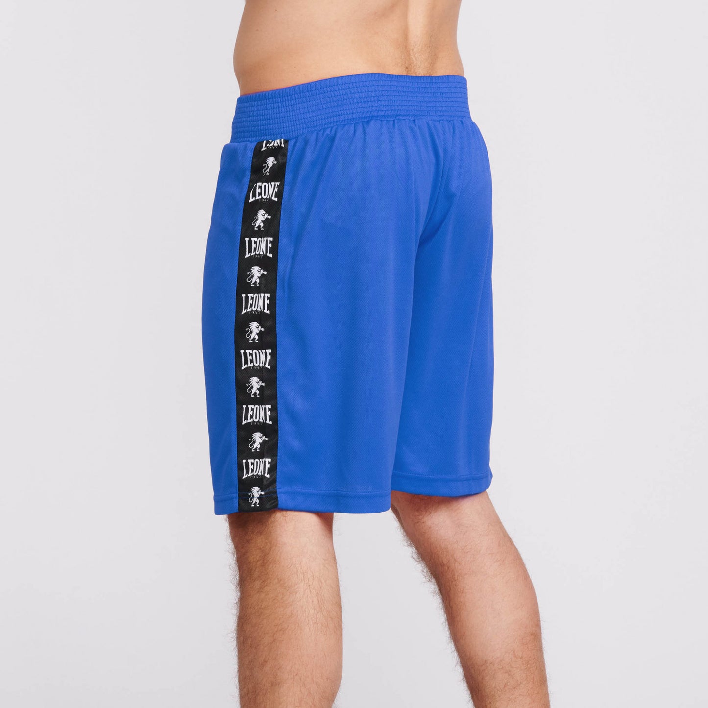 Short de boxe anglaise bleu LEONE Ambassador