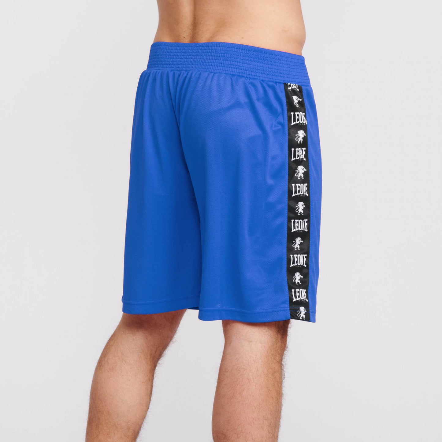 Short de boxe anglaise bleu LEONE Ambassador