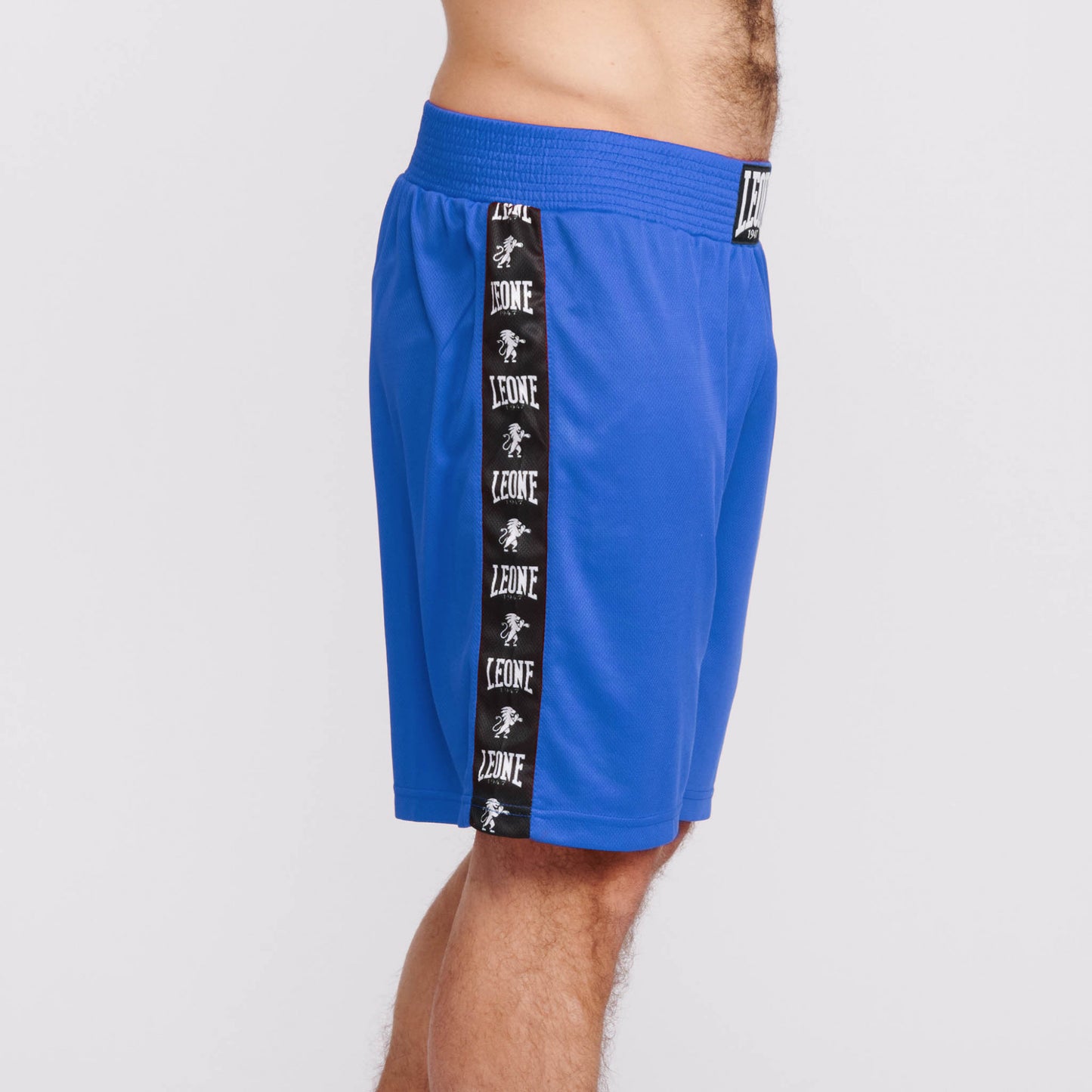 Short de boxe anglaise bleu LEONE Ambassador