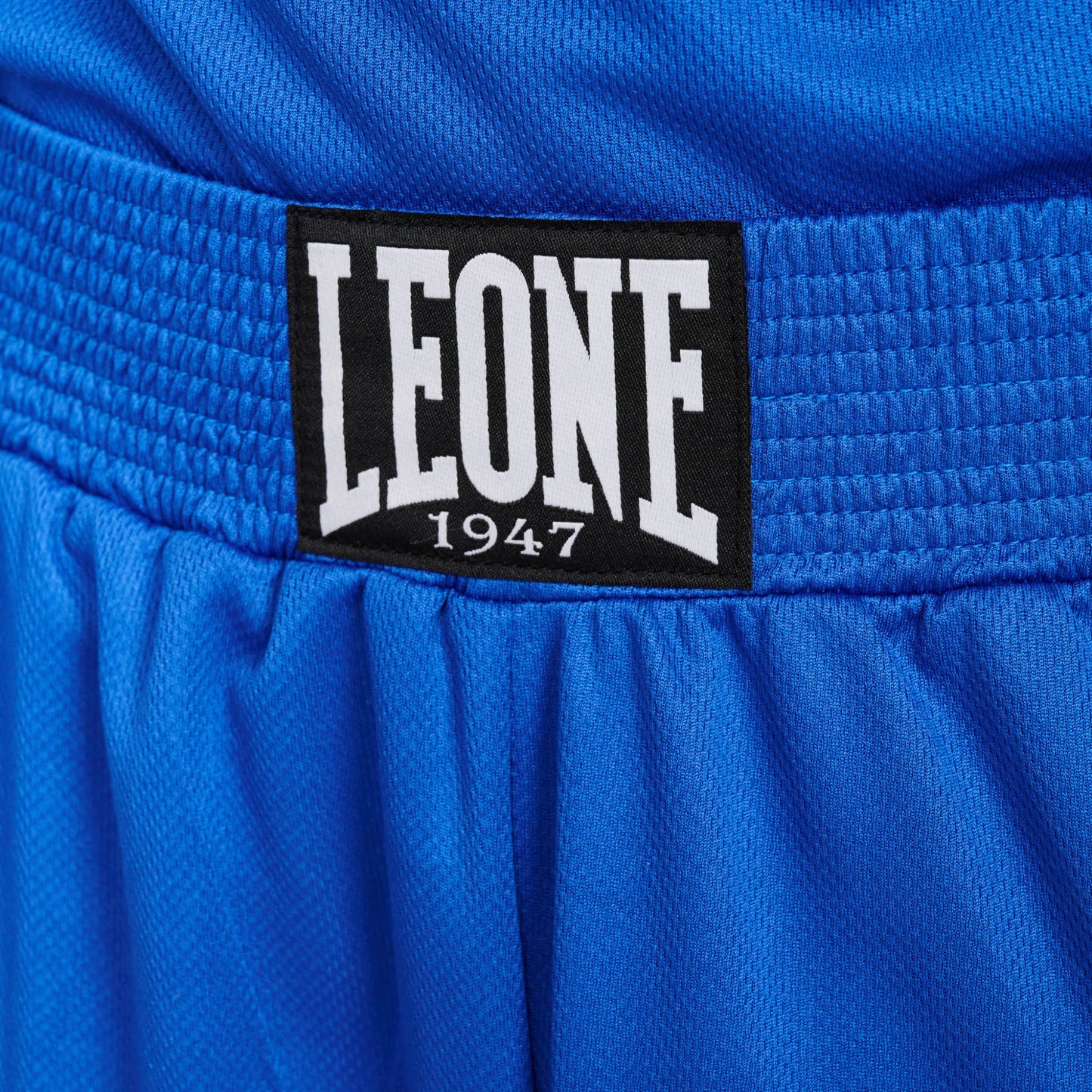 Short de boxe anglaise bleu LEONE Ambassador