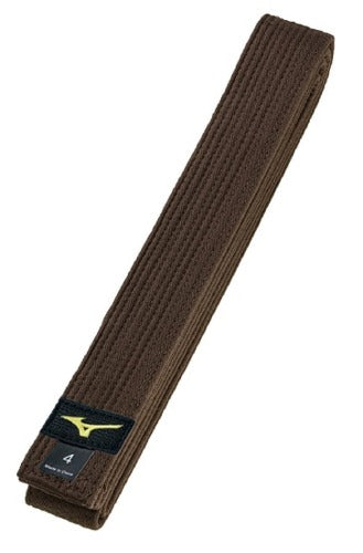 Ceinture marron piquée Mizuno - OBI