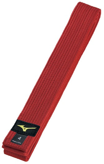 Ceinture rouge piquée Mizuno - OBI