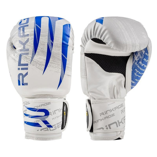 Gants de boxe RINKAGE Blast Blanc/Bleu