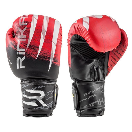 Gants de boxe RINKAGE Blast Noir/Rouge