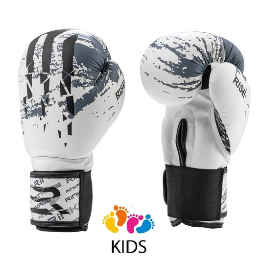 Gants de boxe Enfants RINKAGE Rise 2 blancs