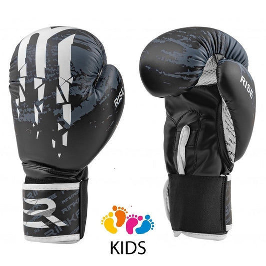 Gants de boxe Enfants RINKAGE Rise 2 noirs