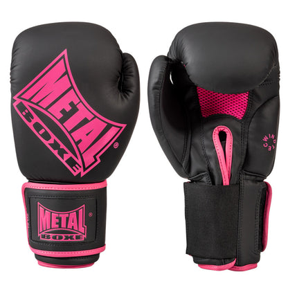 Gants de boxe Métal Boxe MB221 Noir/Fushia