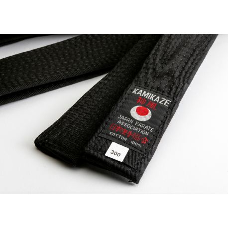 Ceinture noire épaisse piquée KAMIKAZE