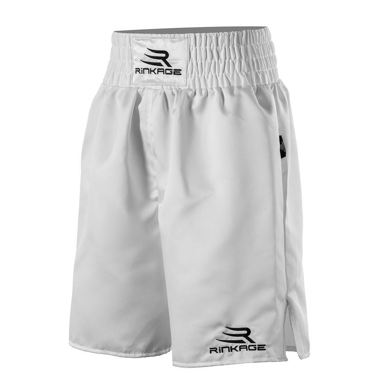 Short de boxe anglaise Rinkage HERCULES blanc