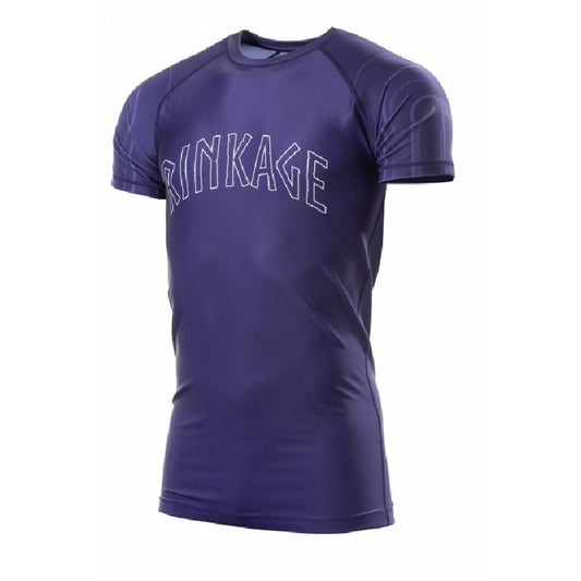 Rashguard manches courtes bleu Rinkage OLYMPIA