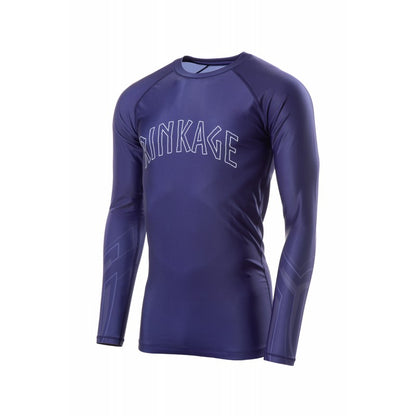 Rashguard manches longues bleu Rinkage OLYMPIA