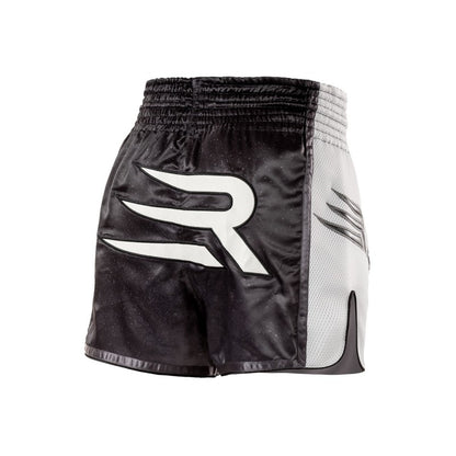 Short de boxe Rinkage Stallion Noir Blanc